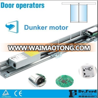 600KG Commercial Auto Sensor Sliding Glass Door for Entrance Aluminum Frame Door